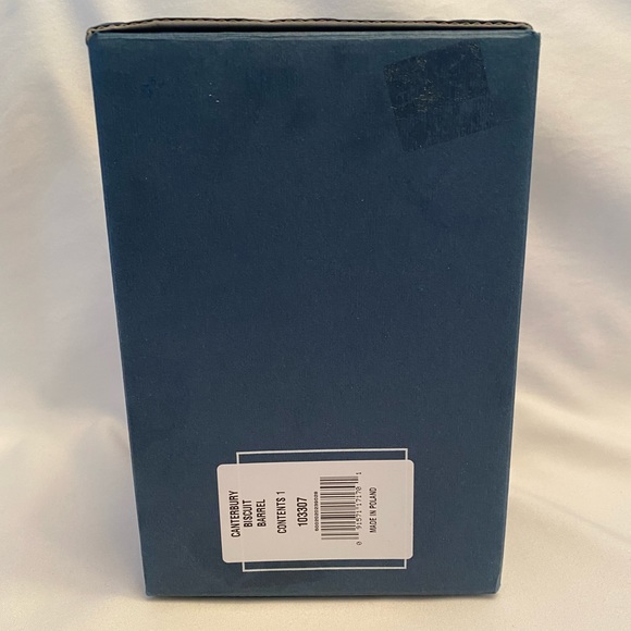 NWT MARQUIS by WATERFORD Crystal Canterbury Biscuit Barrel Cookie Jar w Lid BOX - Picture 7 of 9